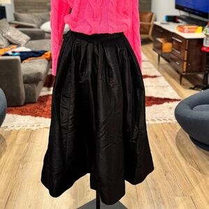 Free People nylon zip full skirt